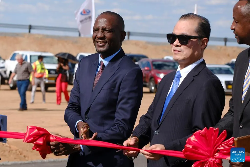China-aided freeway officially opens in Namibia, boosting regional connectivity