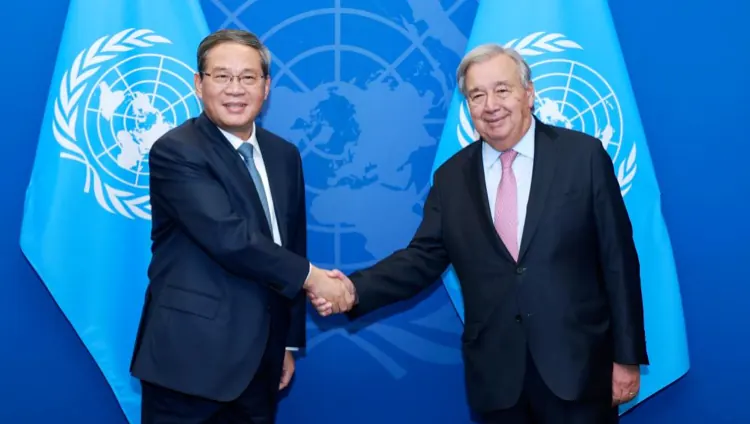China pledges joint efforts with UN to implement GGI, says Premier Li
