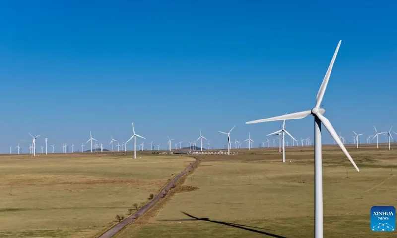 China ranks first globally in electricity generating capacity, above 4 billion kilowatts with rising green energy share