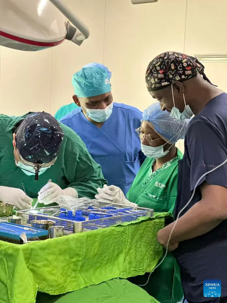Chinese doctors conduct successful eardrum repair surgery in Niger