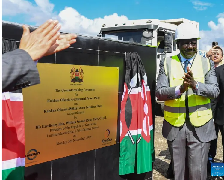 Chinese-funded green fertilizer plant breaks ground in Kenya