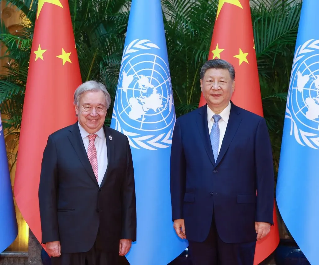 Xi voices firm support for UN in meeting with Guterres