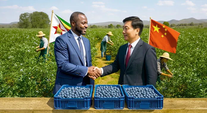 Zimbabwe exports first blueberry consignment to China under zero-tariff policy